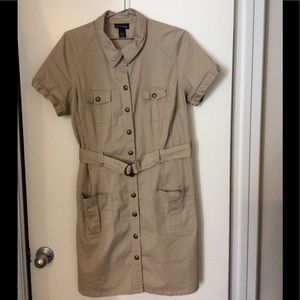 Lane Bryant Khaki Dress